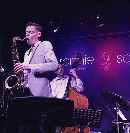 Fraser Smith at Ronnie Scott's club